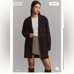Anthropologie sweater coat